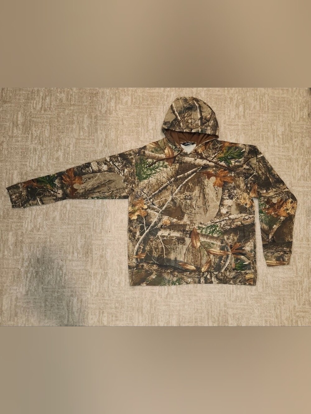 Realtree Edge Habit Camo Hunting Wear Hoodie Mens Size Large Like New Condition
